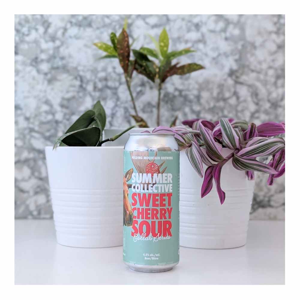 Summer Collective Sweet Cherry Sour by Folding Mountain Brewing, beer label