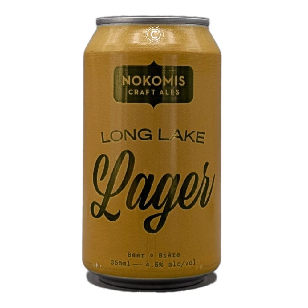 Long Lake Lager by Nokomis Craft Ales, beer label