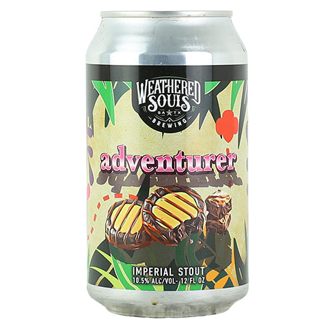 Weathered Souls Adventurer Imperial Stout by Weathered Souls Brewing Co., beer label