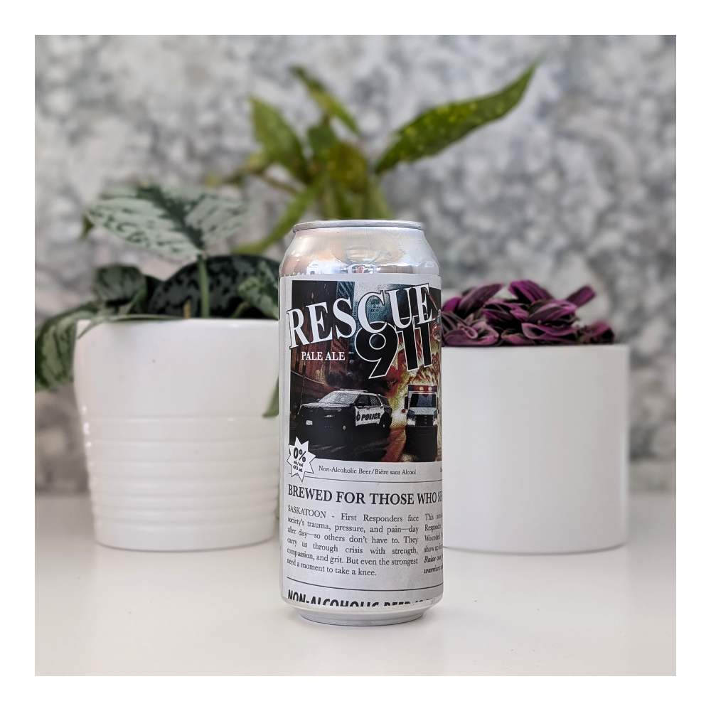 Rescue 911 Non-Alcoholic Pale Ale by High Key Brewing, beer label
