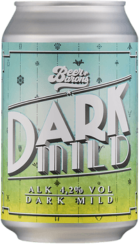Dark Mild by A couple of Beer Barons AB, beer label
