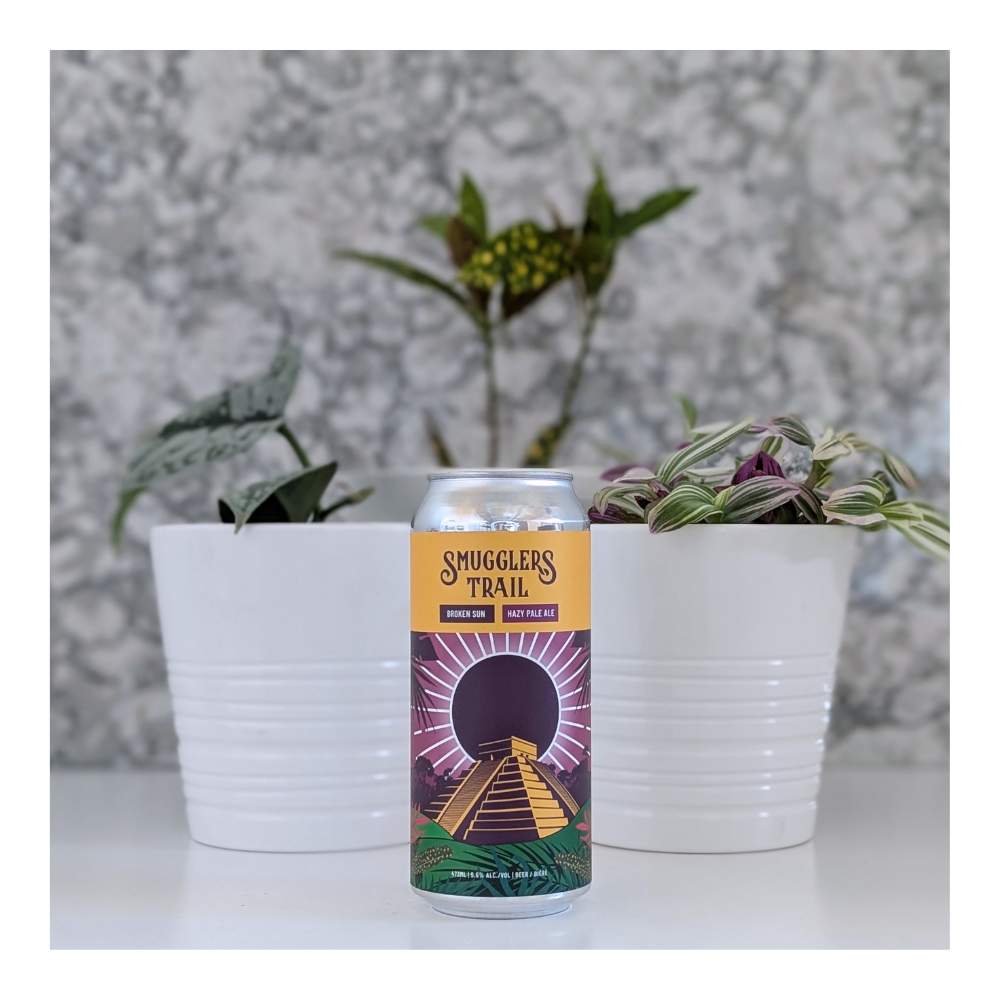 Broken Sun Hazy Pale Ale by Smugglers Trail Caskworks, beer label