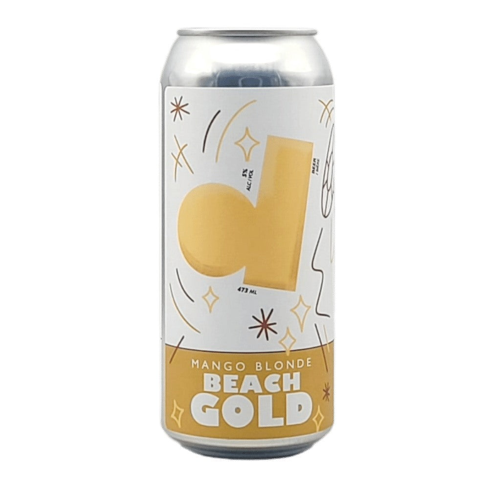 Beach Gold Belgian Blonde Ale by The Dandy Brewing Company, beer label