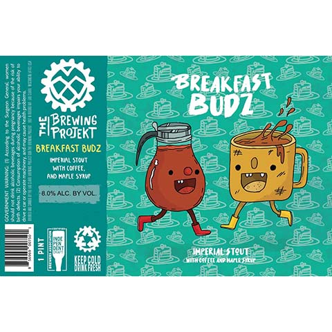 The Brewing Projekt Breakfast Budz Imperial Stout by The Brewing Projekt, beer label