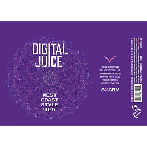 Flying Dog Digital Juice IPA by Flying Dog Brewery, beer label