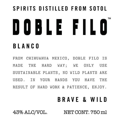 Doble Filo Blanco by Doble Filo, beer label