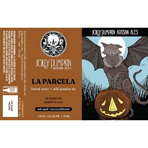 Jolly Pumpkin La Parcela Wild Pumpkin Ale by Jolly Pumpkin Ales, beer label