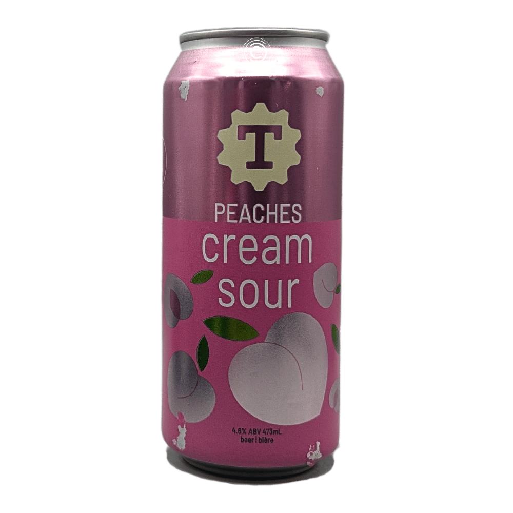 Peaches & Cream Sour by Taylight Brewing Inc., beer label