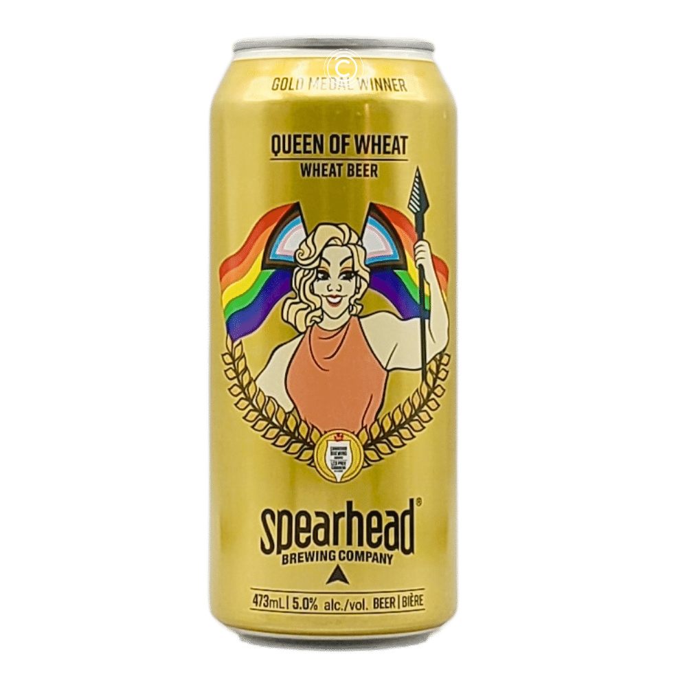 Queen of Wheat by Spearhead Brewing Company, beer label