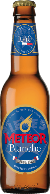 Meteor Blanche by Brasserie Meteor, beer label