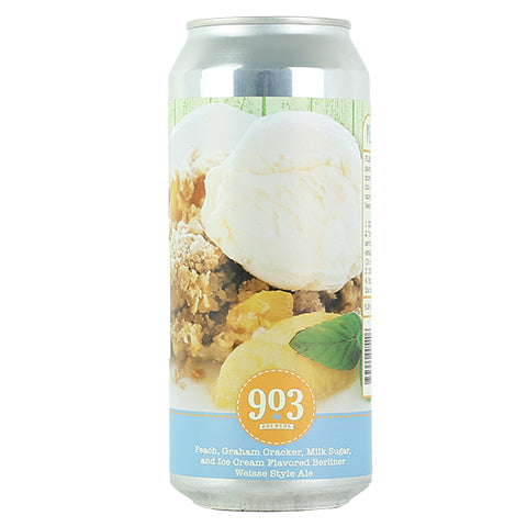 903 Brewers Peach Cobbler Slushy Berliner Weisse Ale by 903 Brewers, beer label