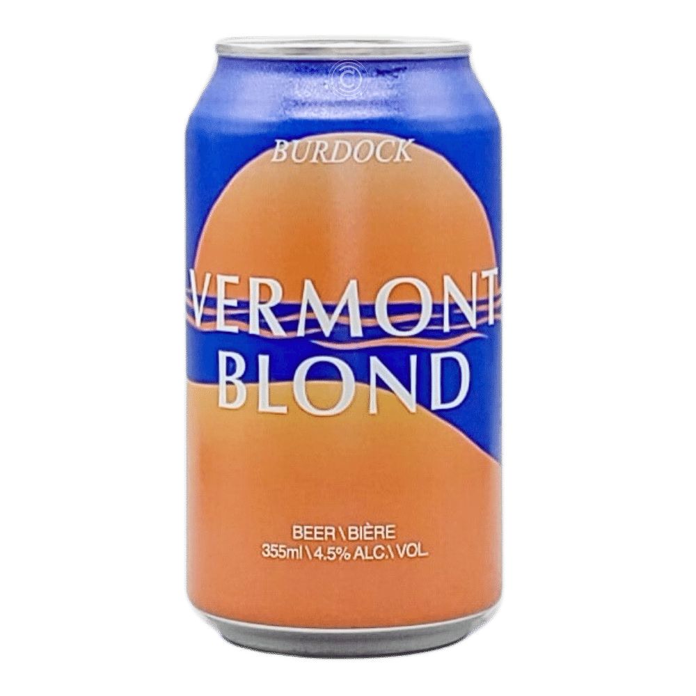Vermont Blond by Burdock, beer label