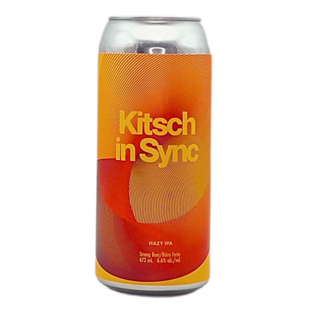 Kitsch In Sync Hazy IPA by Cabin Brewing Company, beer label