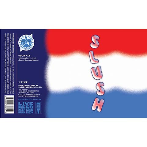 Eagle Park Slush Sour Ale by Eagle Park Brewing Company, beer label
