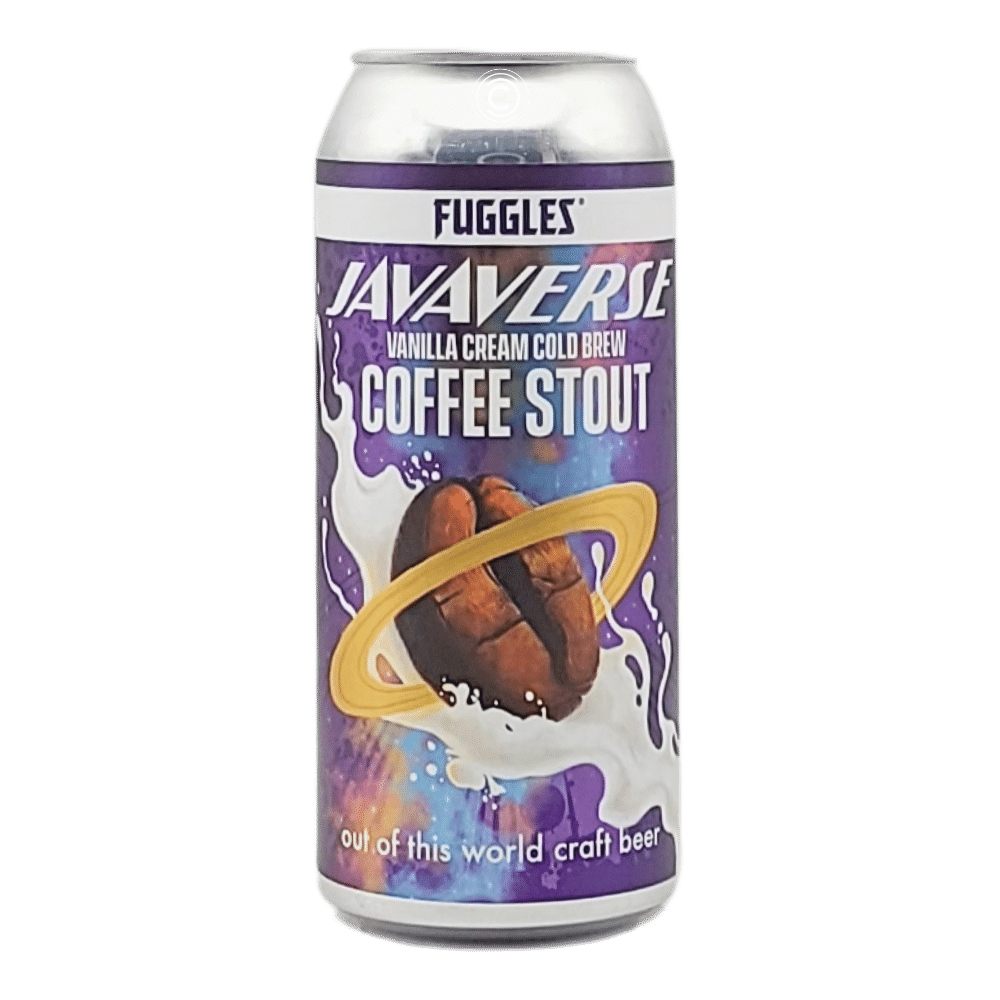 Javaverse Vanilla Cream Cold Brew Coffee Stout by Fuggles Beer Co., beer label