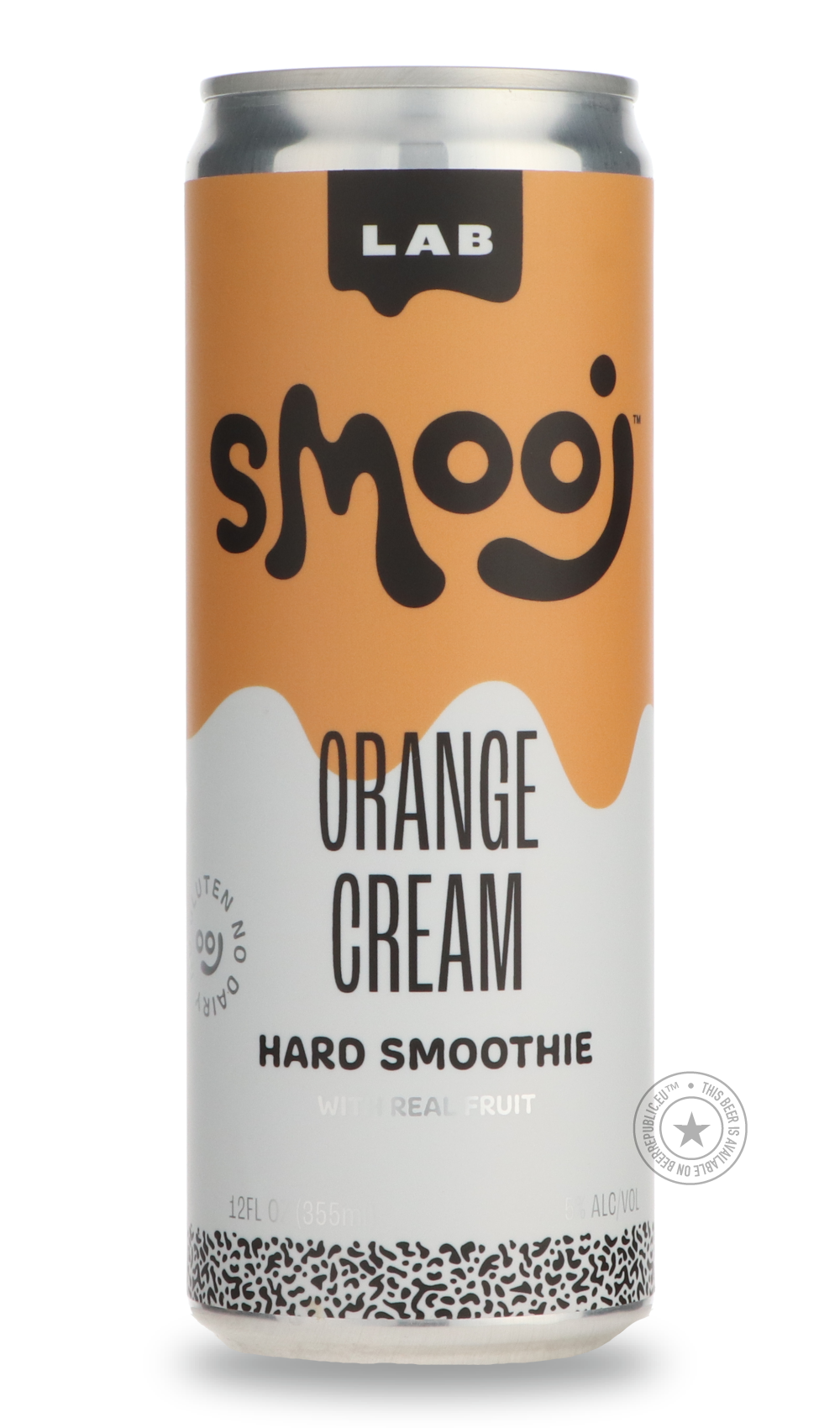Orange Cream Hard Smoothie by Smooj, beer label