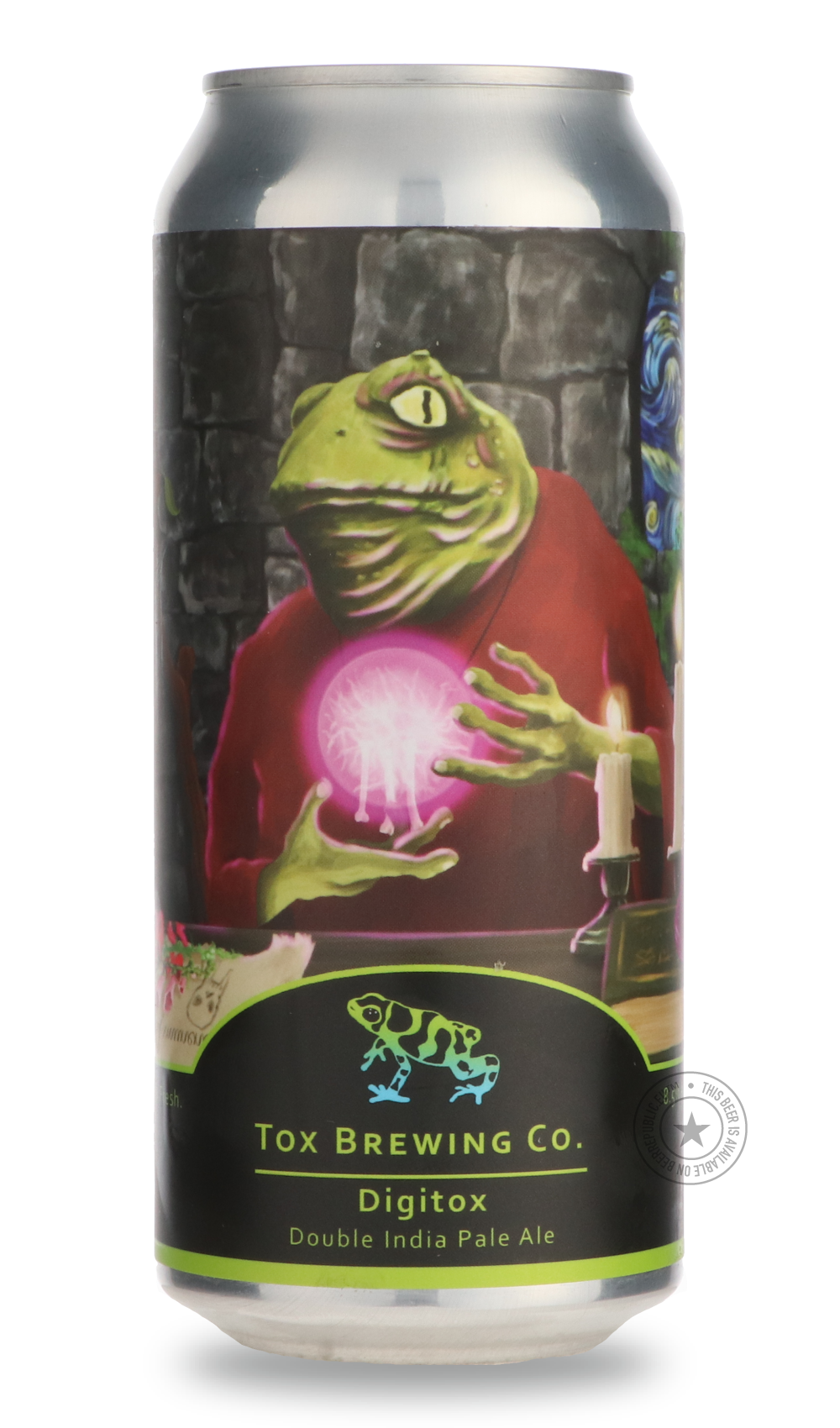 Digitox by Tox Brewing Company, beer label
