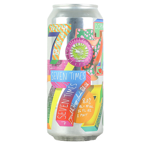 Brouwerij West Seven Times Seven Times Double Hazy IPA by Brouwerij West, beer label