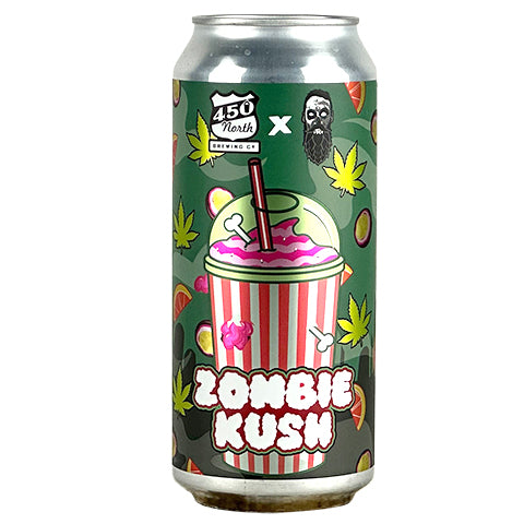 450 North Slushy XL Zombie Kush Sour by 450 North Brewing Company, beer label