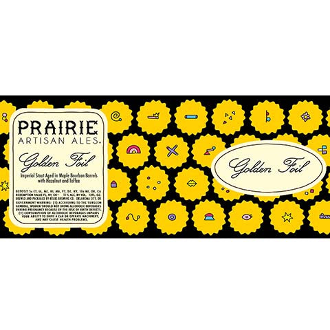Prairie Golden Foil Imperial Stout by Prairie Artisan Ales, beer label