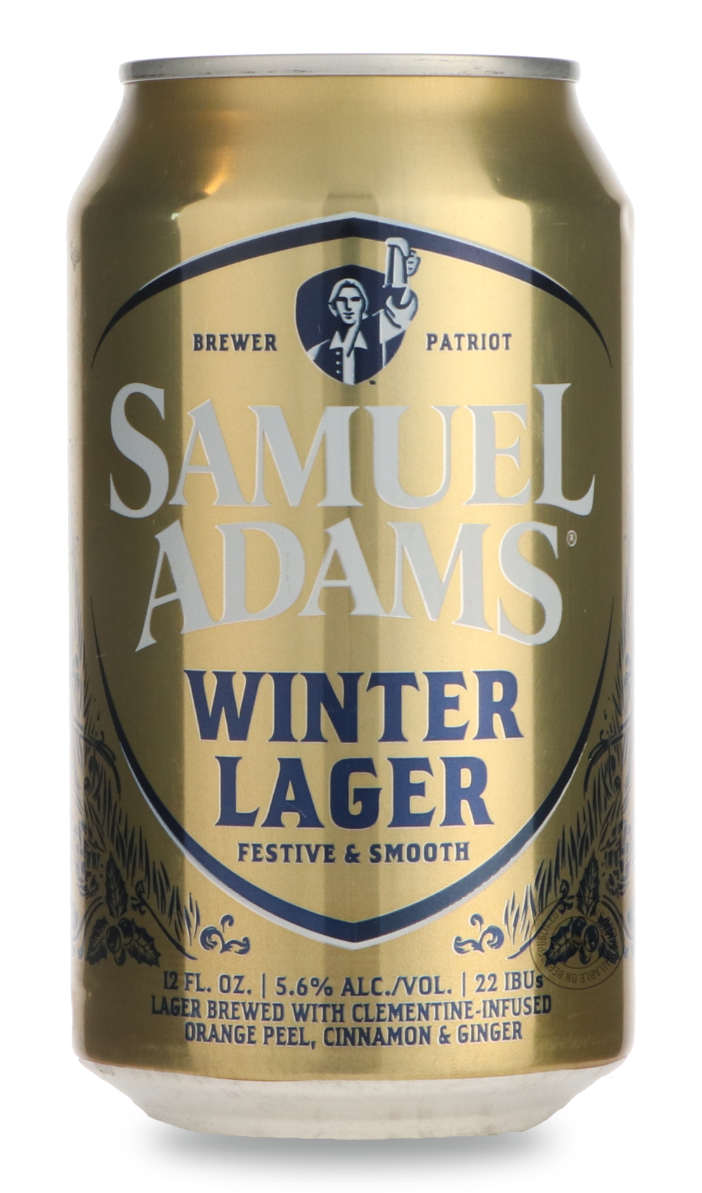 Winter Lager by Samuel Adams, beer label