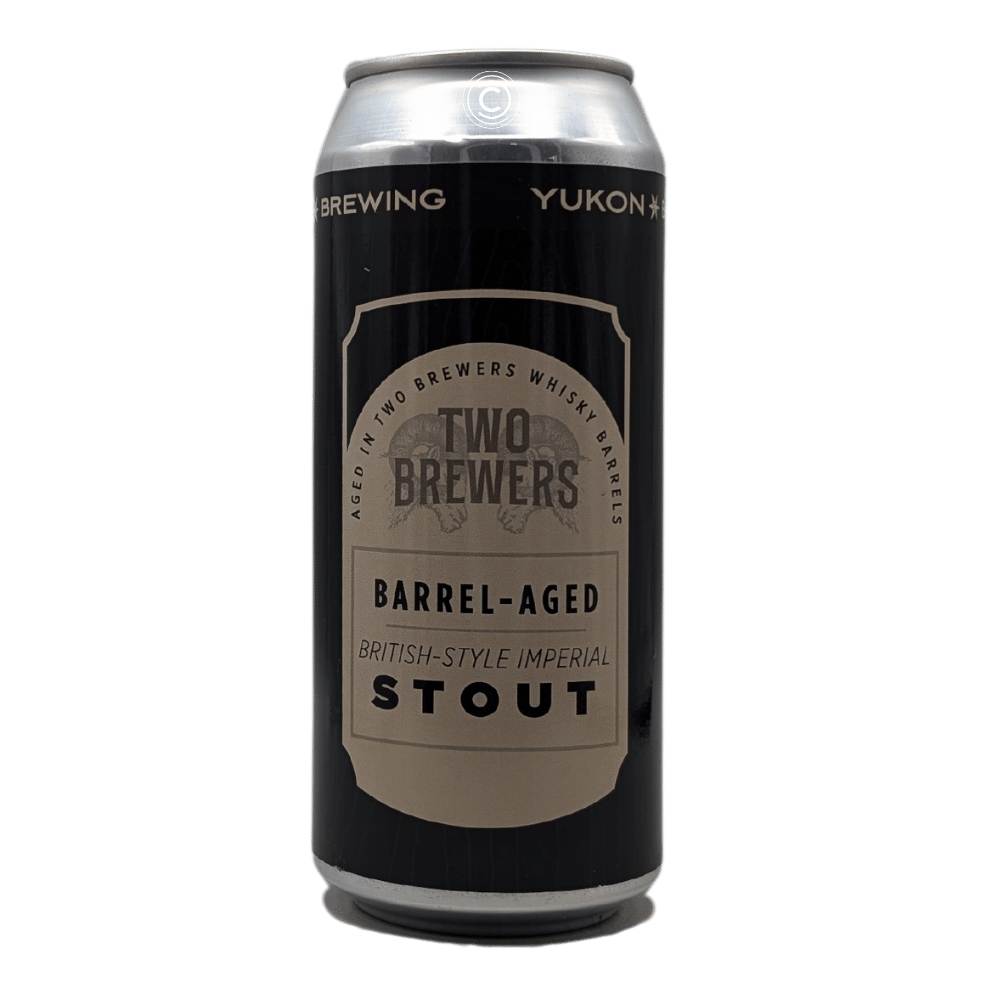 Two Brewer's Barrel-Aged British Style Imperial Stout by Yukon Brewing, beer label