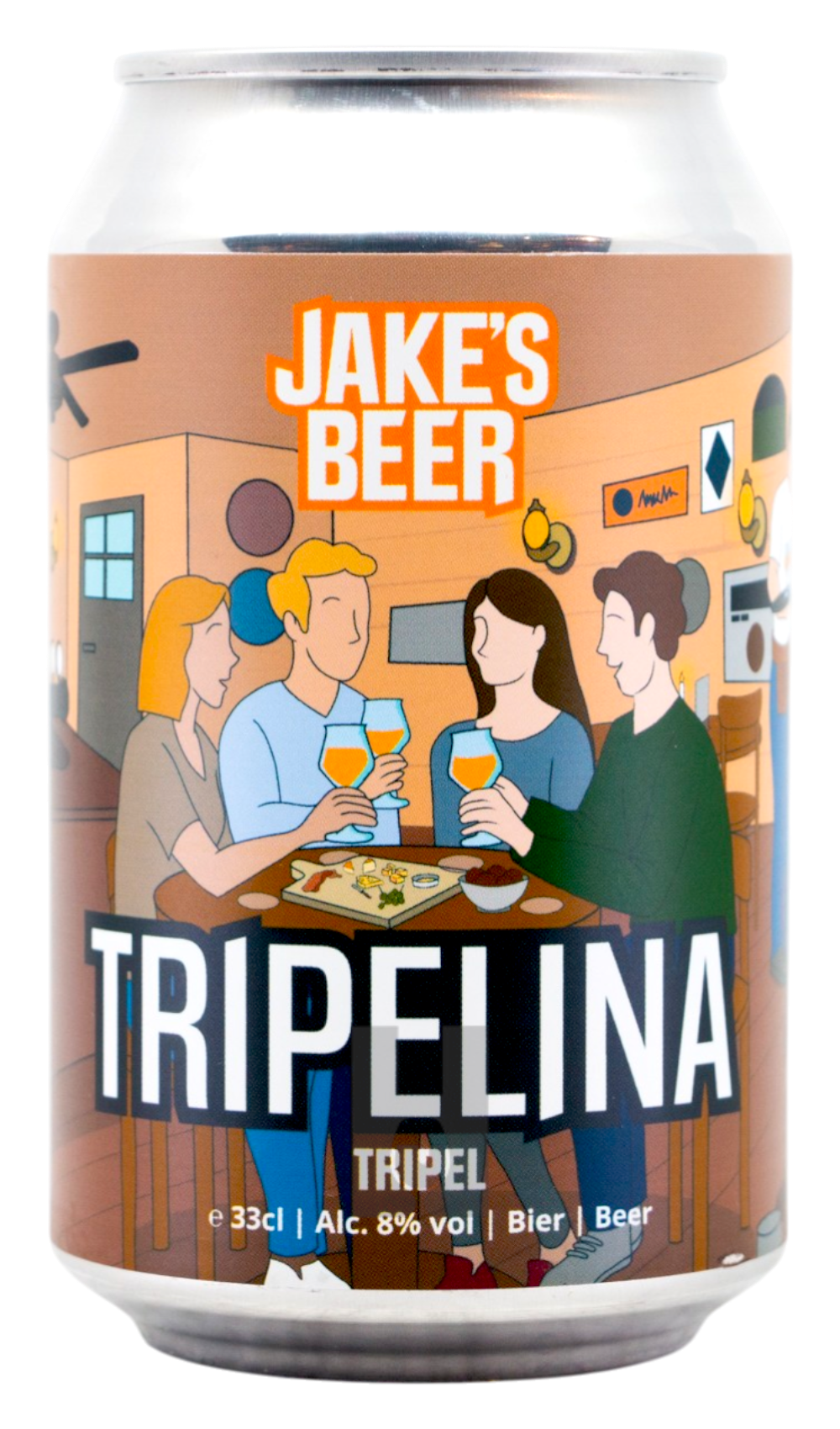 Jake's Tripelina by Jake's Beer, beer label
