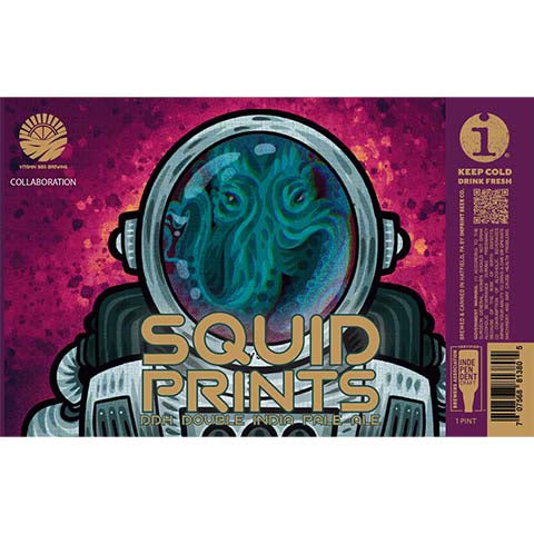 Imprint Squid Prints DDH DIPA by Imprint Beer Company, beer label
