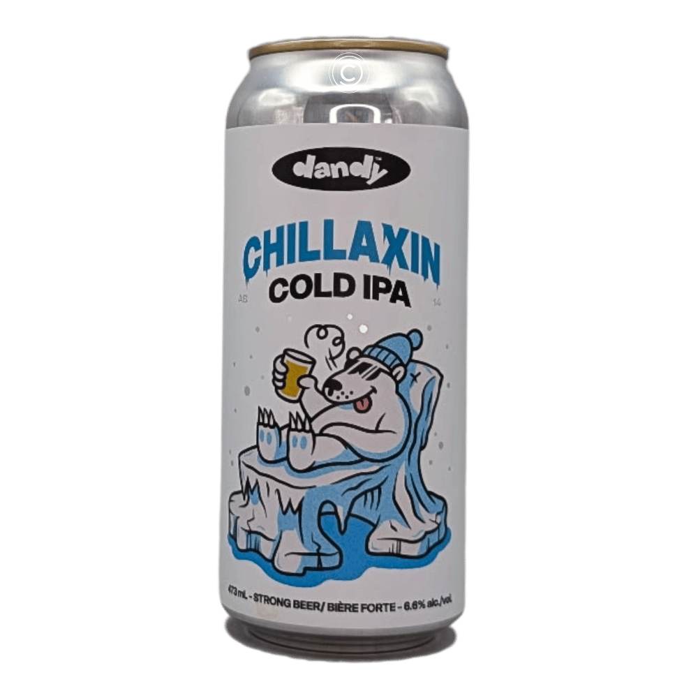 Chillaxin Cold IPA by The Dandy Brewing Company, beer label