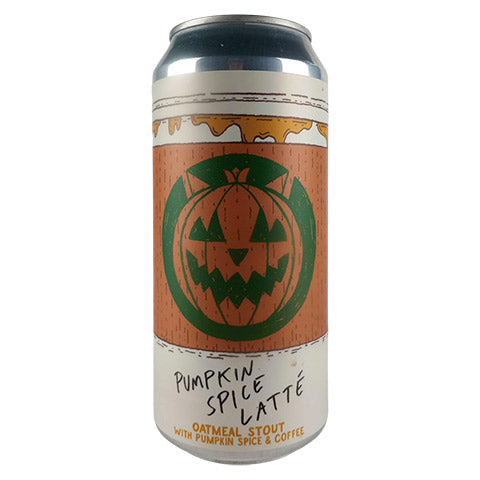 Fat Orange Cat Pumpkin Spice Latte Oatmeal Stout by Fat Orange Cat Brew Co, beer label