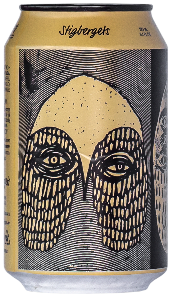Trouble Sleep Imperial Stout by Stigbergets Bryggeri, beer label
