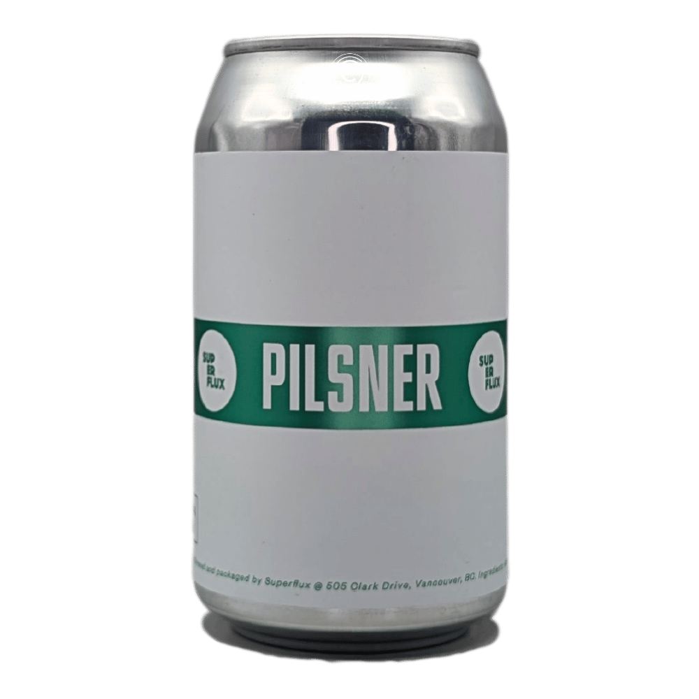 Pilsner by Superflux Beer Company, beer label