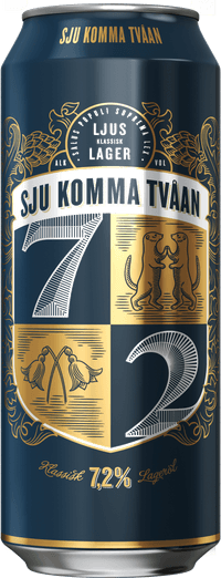 Sju komma tvåan by Åbro Bryggeri, beer label