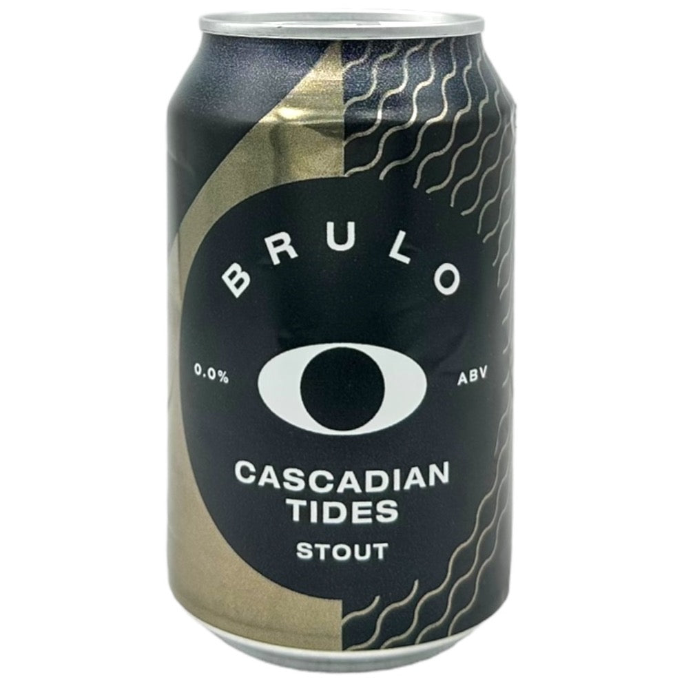 BRULO Cascadian Tides Stout by BRULO Beer, beer label