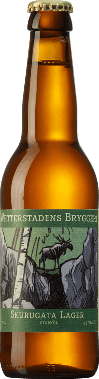 Skurugata Lager by Wetterstadens Bryggeri, beer label