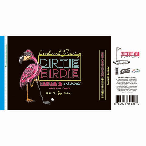 Goodwood Dirtie Birdie Kolsch Ale by Goodwood Brewery, beer label