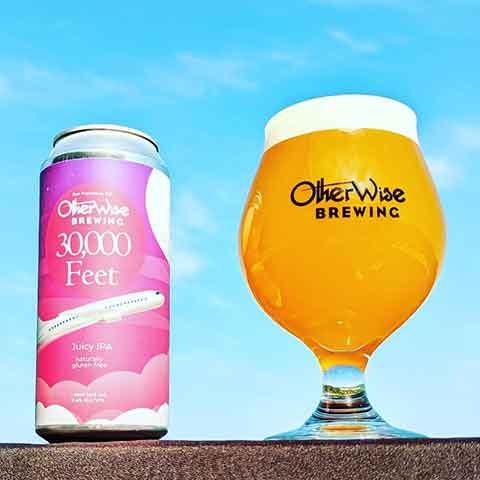 Otherwise 30,000 Feet Juicy IPA by Otherwise Brewing, beer label