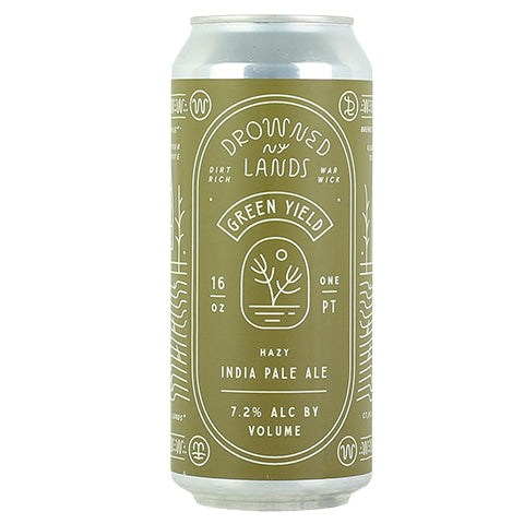 Drowned Lands Green Yield Hazy IPA by The Drowned Lands Brewery, beer label