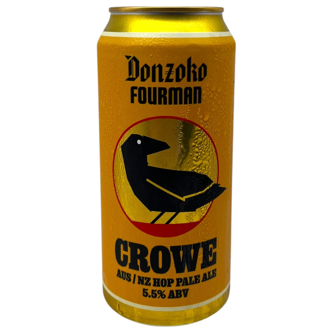Donzoko x Fourman Crowe by Donzoko Brewing Company, beer label
