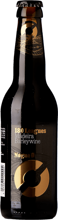Nøgne Ø 180 Leagues Madeira Barley Wine by Nøgne Ø det Kompromisslöse Bryggeri, beer label