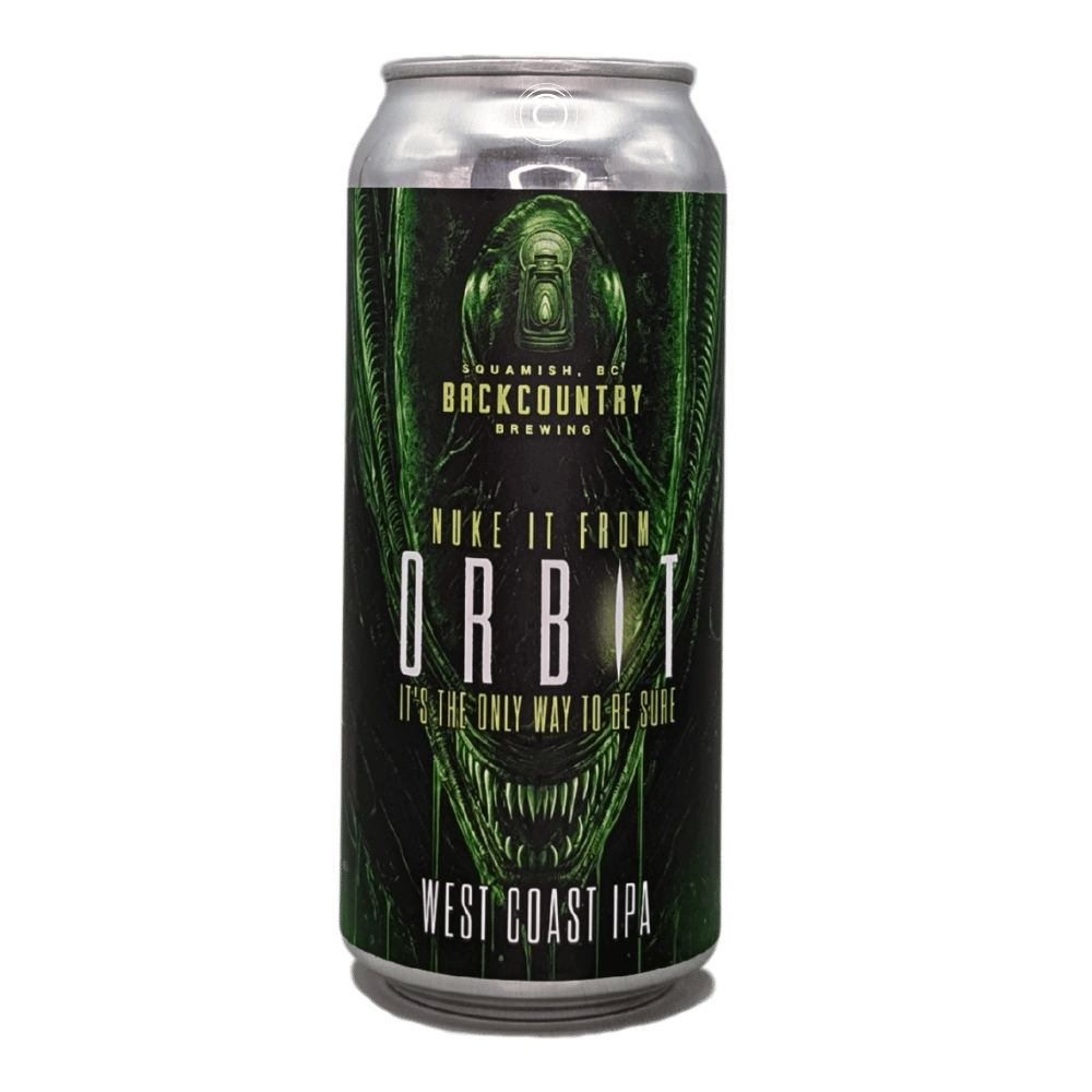 Nuke It From Orbit, It's The Only Way To Be Sure West Coast IPA by Backcountry Brewing, beer label