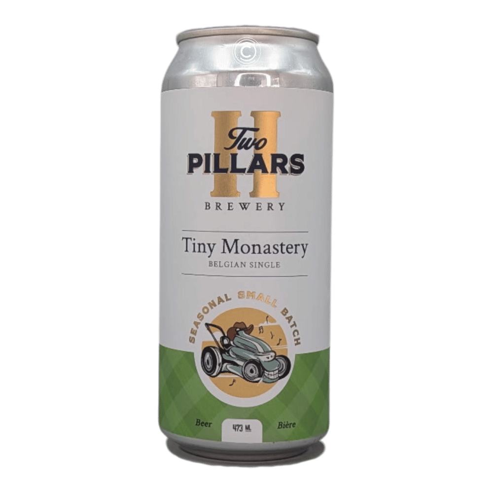 Tiny Monastery Belgian Ale by Two Pillars Brewery, beer label