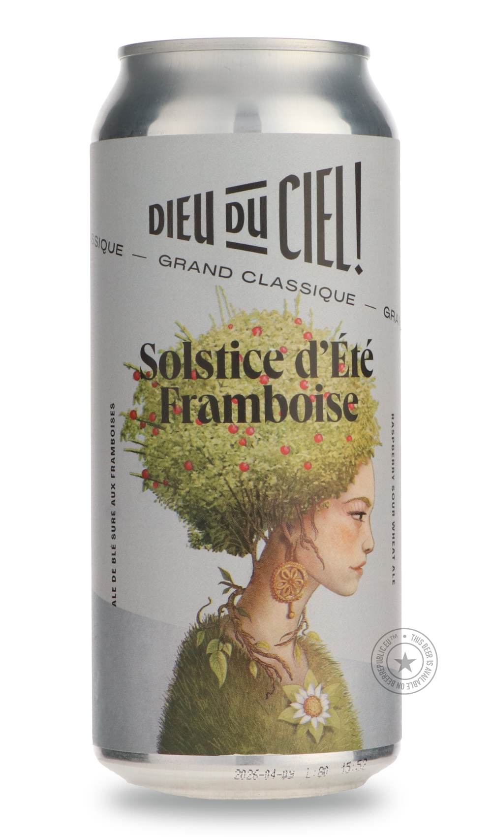 Solstice d'Eté Framboise by Dieu du Ciel!, beer label