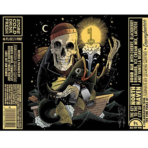 Abomination The Key to the City of North Haven by Abomination Brewing Company, beer label