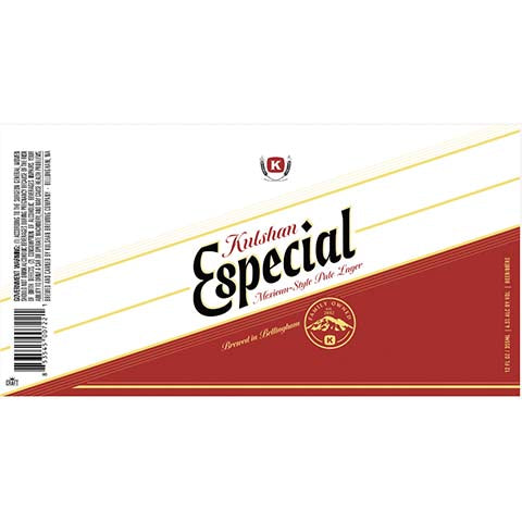 Kulshan Especial Pale Lager by Kulshan Brewing Company, beer label