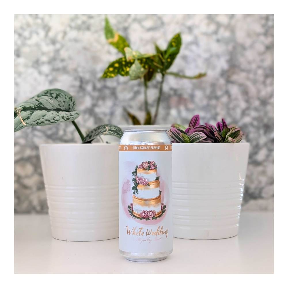 White Wedding White Pastry Stout by Town Square Brewing Co., beer label