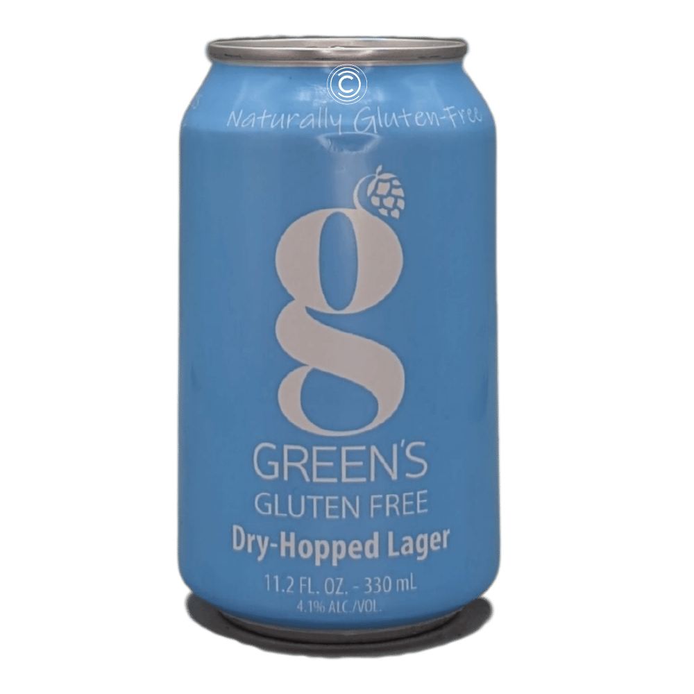 Dry Hopped Lager Gluten Free by Green's Beers, beer label