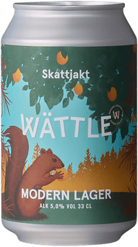 Skattjakt by Wättle Brygghus, beer label