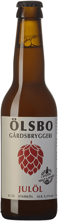 Julöl by Ölsbo Gårdsbryggeri, beer label