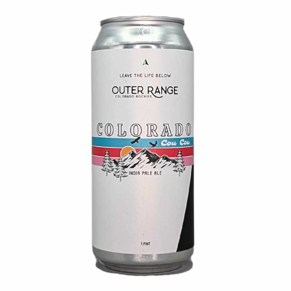 Company Colorado Cou Cou Hazy IPA by Outer Range Brewing Comapny, beer label